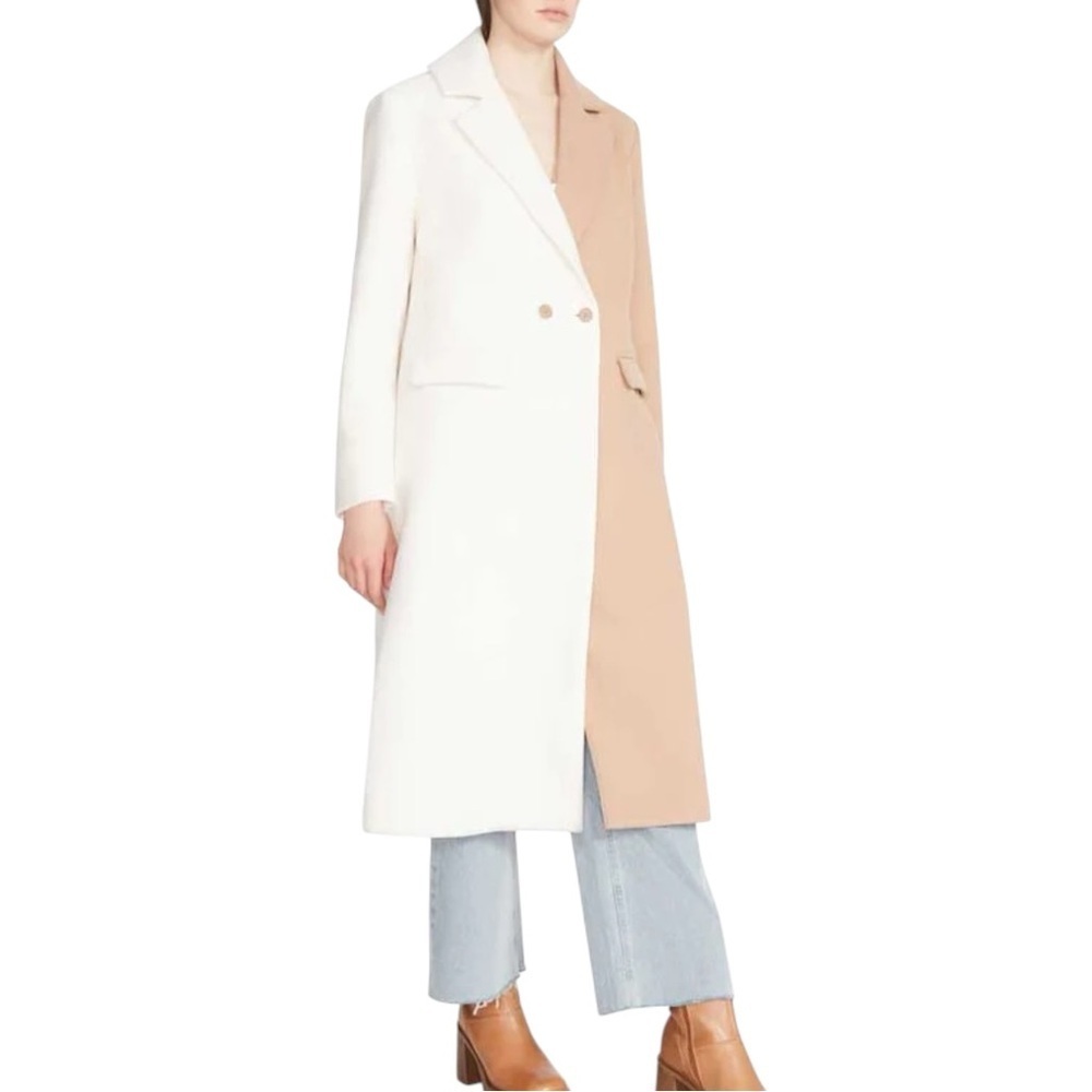 Steve Madden Caroline Colorblock Coat - Picture 2 of 7